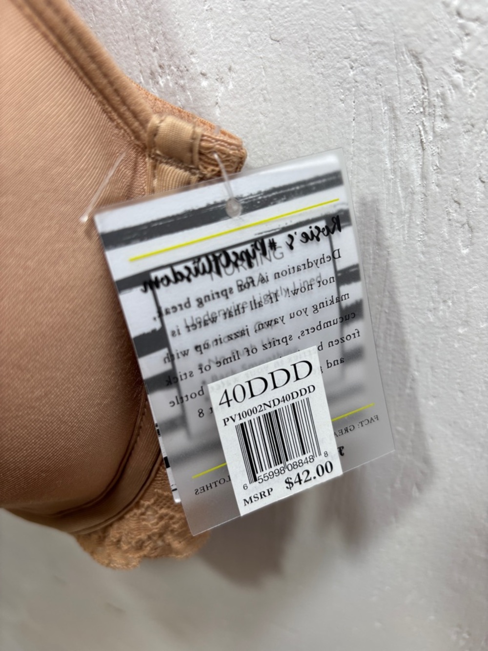 Pip & Vine Maternity Nursing Smooth Nude T-Shirt Bra with Light Padding 40 DDD - Picture 2 of 7